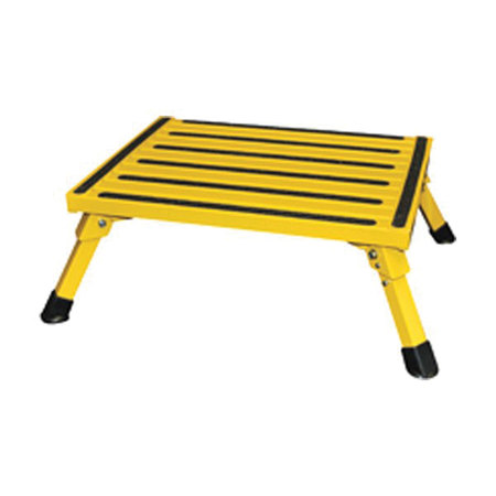 SAFETY STEP Safety Step S-07C-Y Folding Safety Step - Small, Yellow S-07C-Y